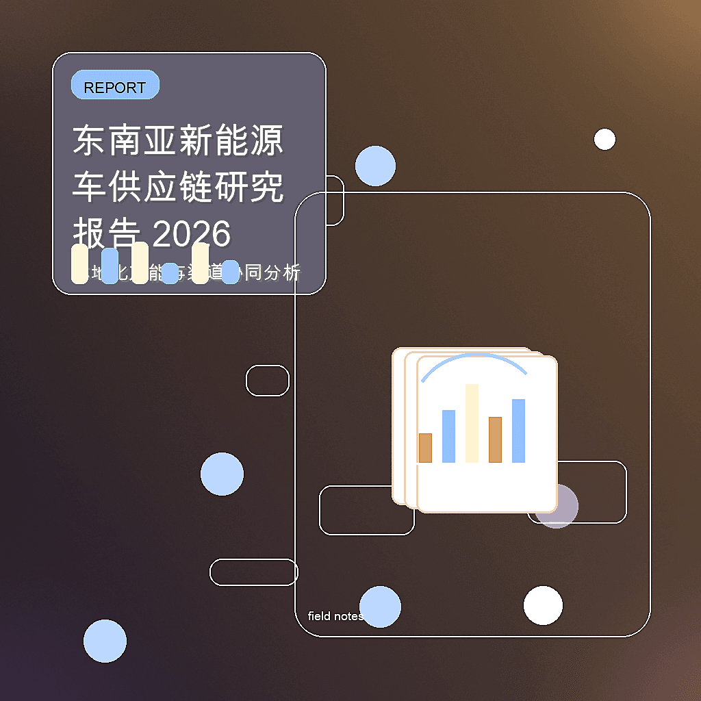 东南亚新能源车供应链研究报告 2026封面